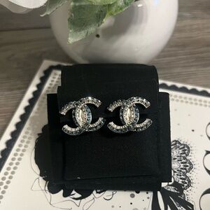 Elegant Silver and Blue Women's Earrings